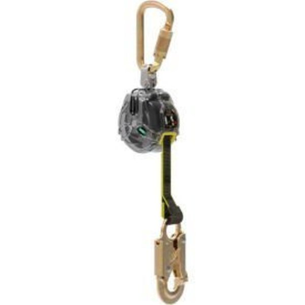 Msa Safety MSA V-Tec„¢ Mini Personal Fall Limiter, 6' Web Single Leg, Snap Hook, 63011-00B 63011-00B